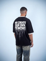 “Own Demons” Graphic Ringer Tee