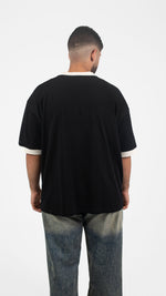The Obsidian Black Ringer Tee