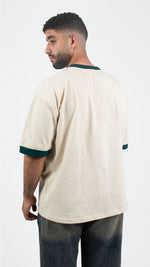 Ringer Tee Creamy x Olive