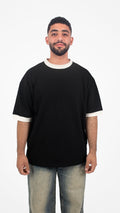The Obsidian Black Ringer Tee