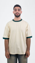 Ringer Tee Creamy x Olive