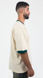 Ringer Tee Creamy x Olive