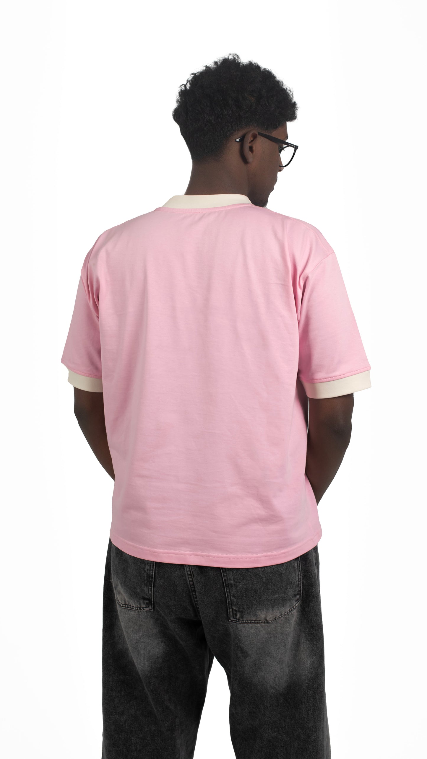 Ringer Tee Rose