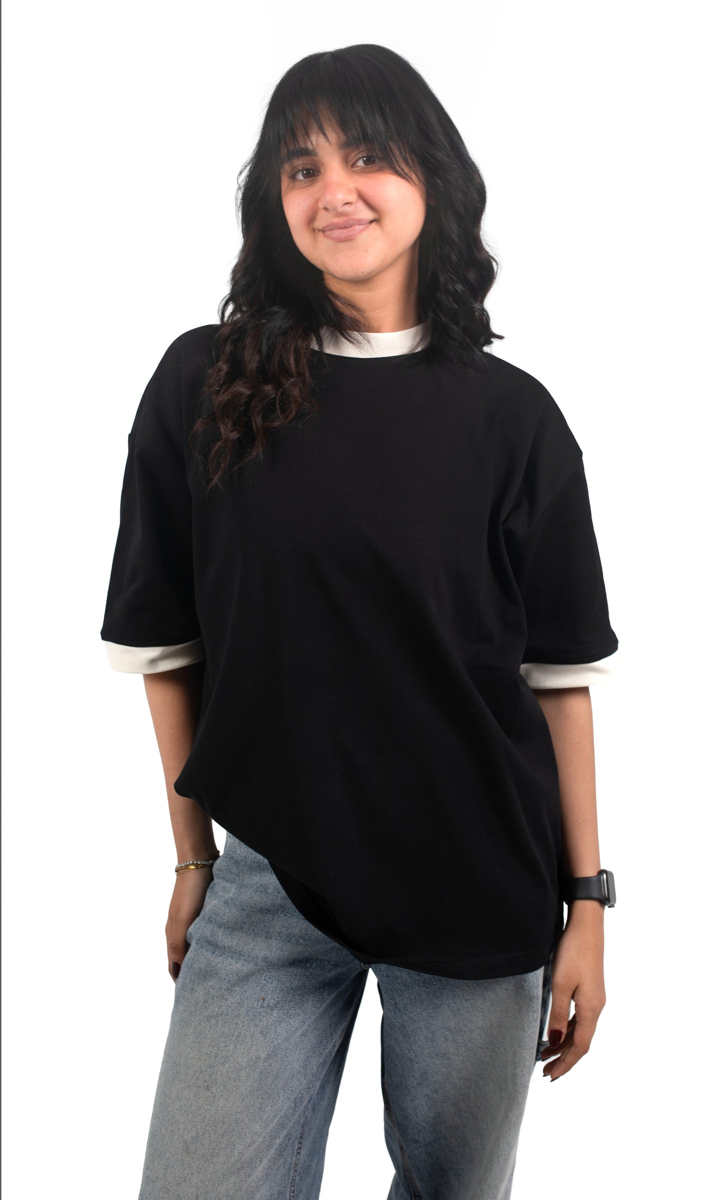 The Obsidian Black Ringer Tee