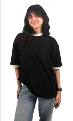 The Obsidian Black Ringer Tee
