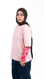 Ringer Tee Rose
